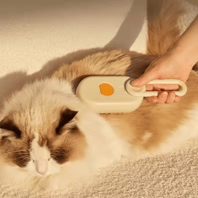 3-in-1 Dog Hair Brush Cat Hair Brush Electric Pet Cleaning Brush Steam Spray Brush Massage Hair
