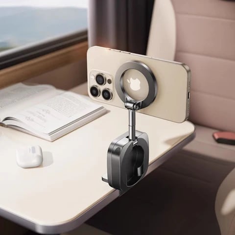 🔥Hot Sale — Foldable Extendable Rotating Travel Magnetic Phone Stand