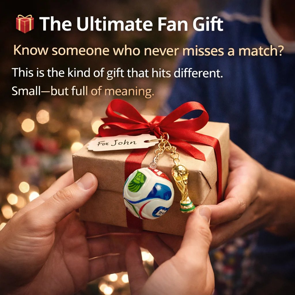🎉Last Day 49% OFF⚽🏆 FIFA Trophy & Ball Keychain