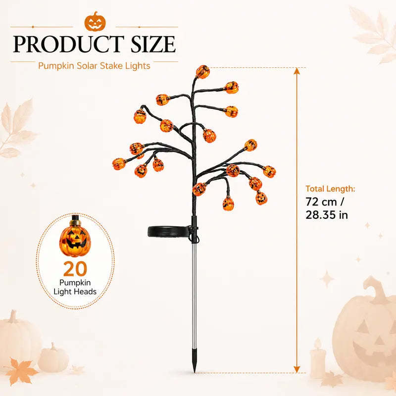 🎃 Summer Preview: Pumpkin Solar Garden Lights | Get Ready For Halloween