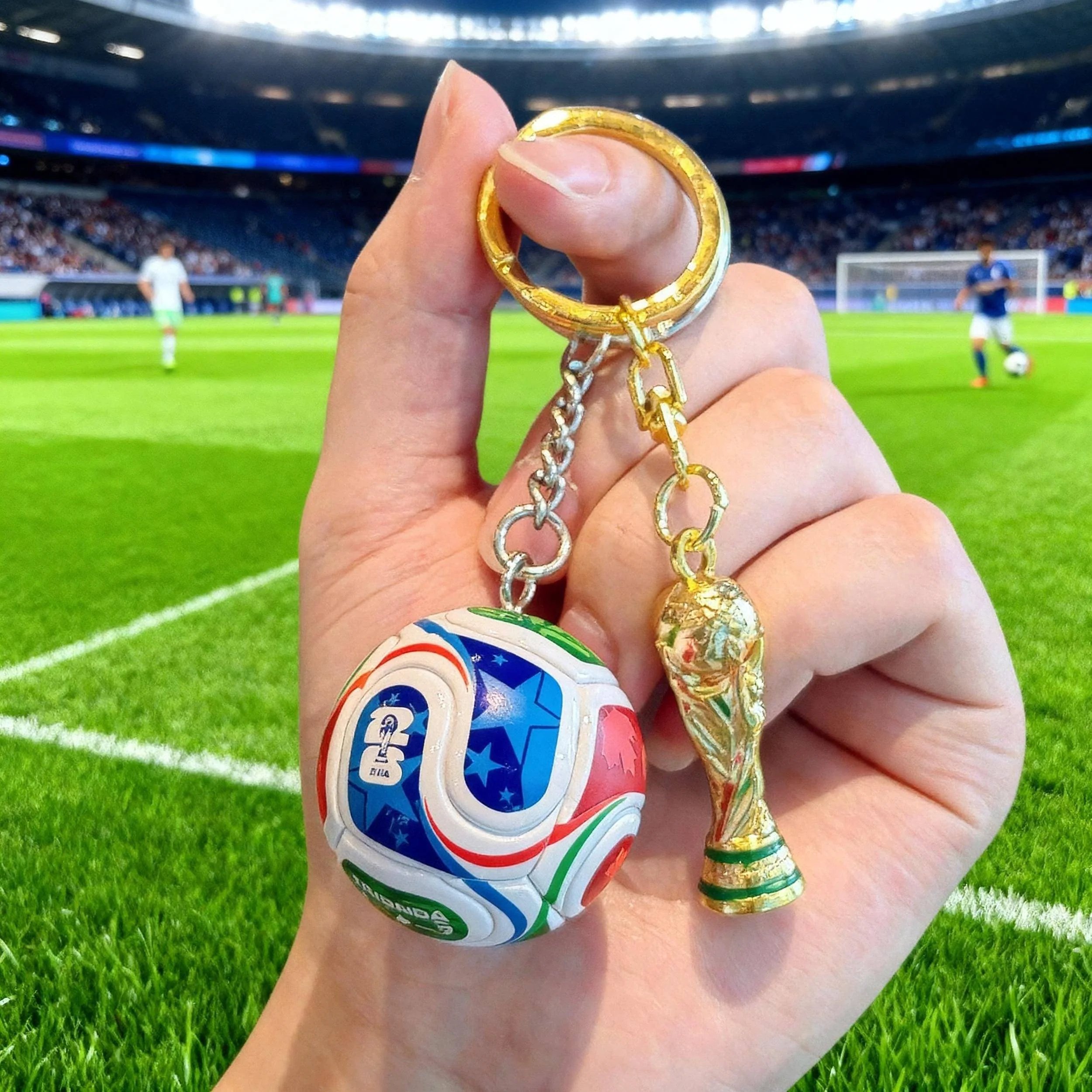 🎉Last Day 49% OFF⚽🏆 FIFA Trophy & Ball Keychain