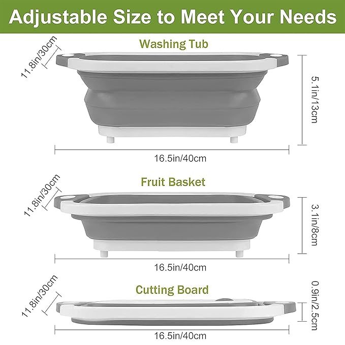 🔥🌡️Flash Sale 49% Off🍗🥗BBQ & Meal Prep Tub | Collapsible Prep Tub🍖🏕️