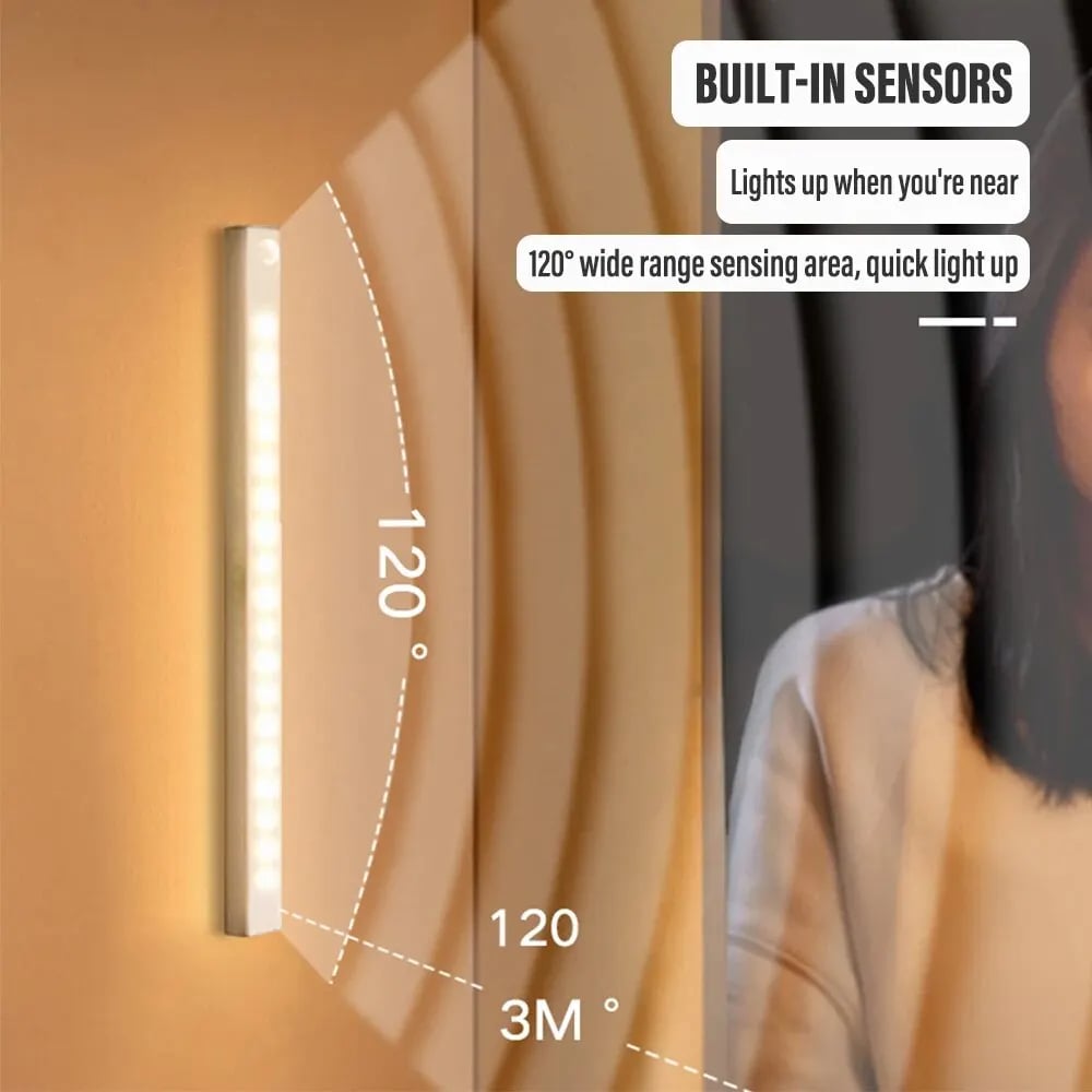 🎁HOT SALE 49% OFF🔥-💡Punch-free Smart Sensor Magnetic Rechargeable LED Lights