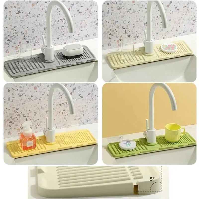 🔥Best Seller—Faucet Guard & Draining Mat