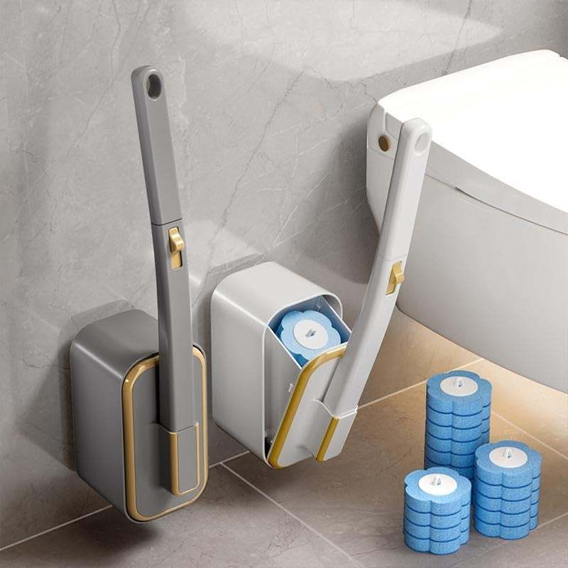 ⚡50K+ SOLD!🚽💦Disposable Replacement Wall-Mounted Innovative Toilet Brush Set✨