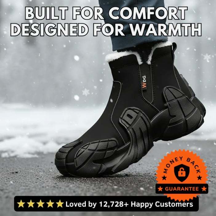 🔥LAST DAY 40% OFF🔥 Waterproof Winter Boots 🥾with Fleece Lining - Thermal Cold Weather Boots ❄(Unisex Design)