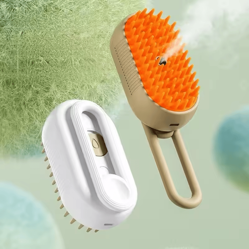 3-in-1 Dog Hair Brush Cat Hair Brush Electric Pet Cleaning Brush Steam Spray Brush Massage Hair