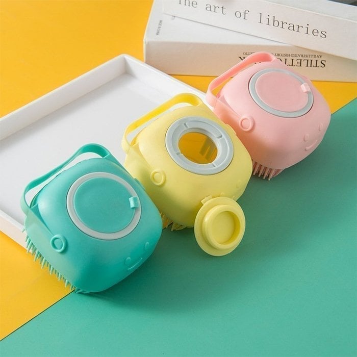 🧼🧼Bathroom 🐶Dog Cat🐱 Bath Brush Massage Gloves Soft Safety Silicone Comb Pet Accessories❤❤