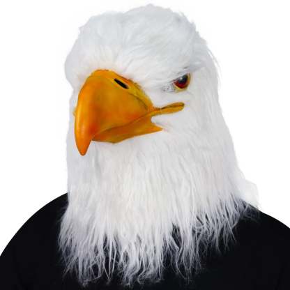 🔥Eagle Latex Mask – A Fun Halloween Mask for Adults🦅