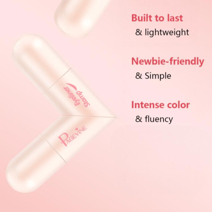 🔥Dual-Head Design Rotating Eyeliner Stamp Pen✨ Waterproof, Quick-Dry & Long-Lasting👑