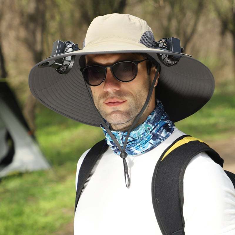 🎁2026 New Ultralight Solar Fan Sun Hat – Lighter Than a Baseball!⚾(Only 11oz)