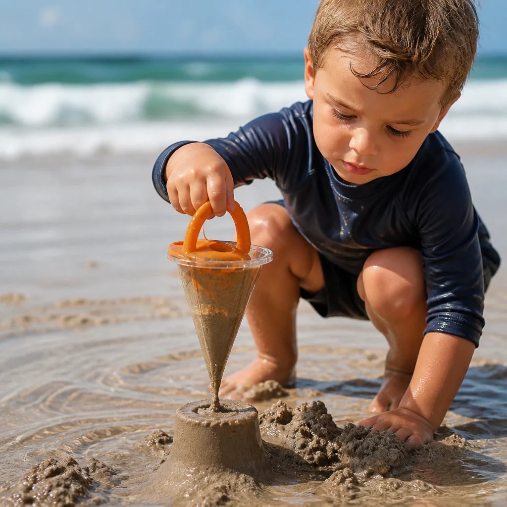 🔥Last Day 49% OFF👶🏻Kids Beach Sand Funnel Toy for Drawing and Pouring🏖