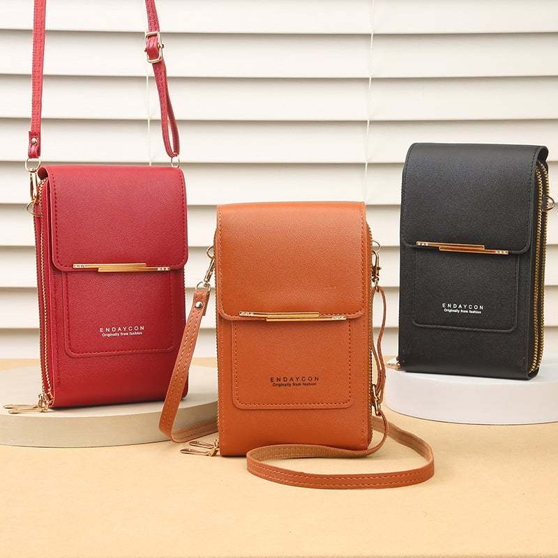 Women's Touch Screen Mobile Phone Messenger Bag