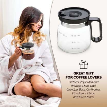 🔥Black Friday Sale - 50% OFF-☕ 16 Oz Glass Coffee Mug – Coffee Pot Style