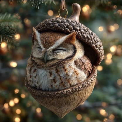 🎁❤ Forest Animal Acorn Ornaments – Cozy Forest Christmas Ornaments