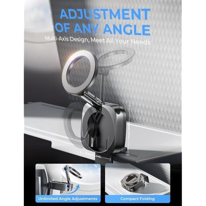 🔥Hot Sale — Foldable Extendable Rotating Travel Magnetic Phone Stand