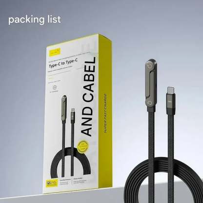 LAST DAY 50% OFF⚡Official Authorized | MFi-Certified Cables🔥 2-in-1 Invisible Holder Charger Cable - 240W Fast Charging Cord with Built-In Phone Stand