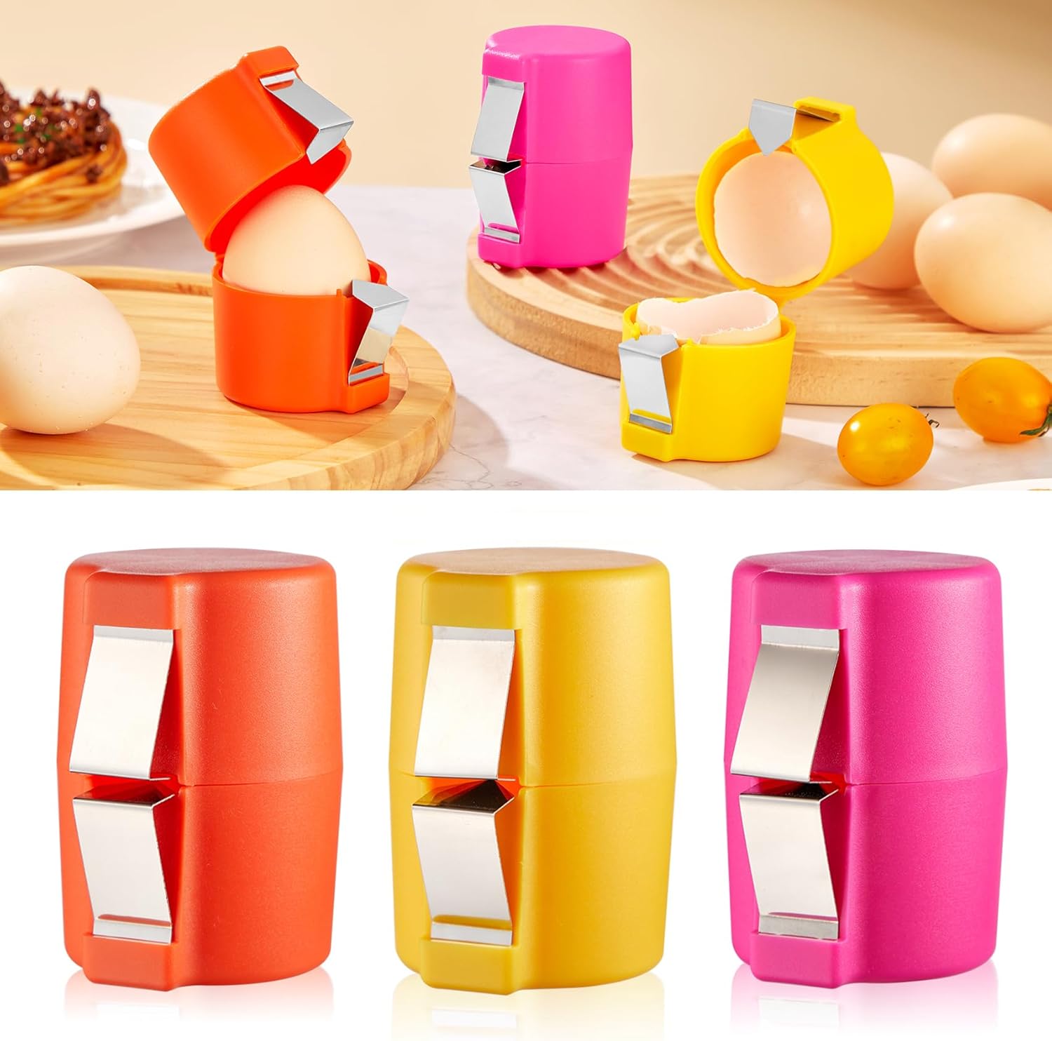 🥚Eptchn No Mess Easy Egg Opener CrackSlick🥚