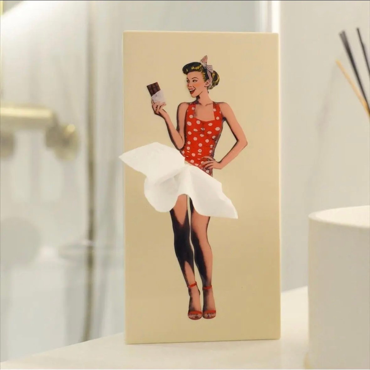 🔥LAST DAY 49% OFF🎁-Cute Flying Skirt Tissue Box ✨