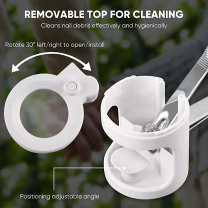 🔥Limited Edition, Only 100 Sets Left! - Magnifying Led light Nail Clipper