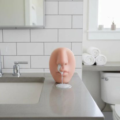 🔥LAST DAY 505 OFF🤣👃Realistic Nose Shape Wall-Mounted Soap Dispenser🧼💧