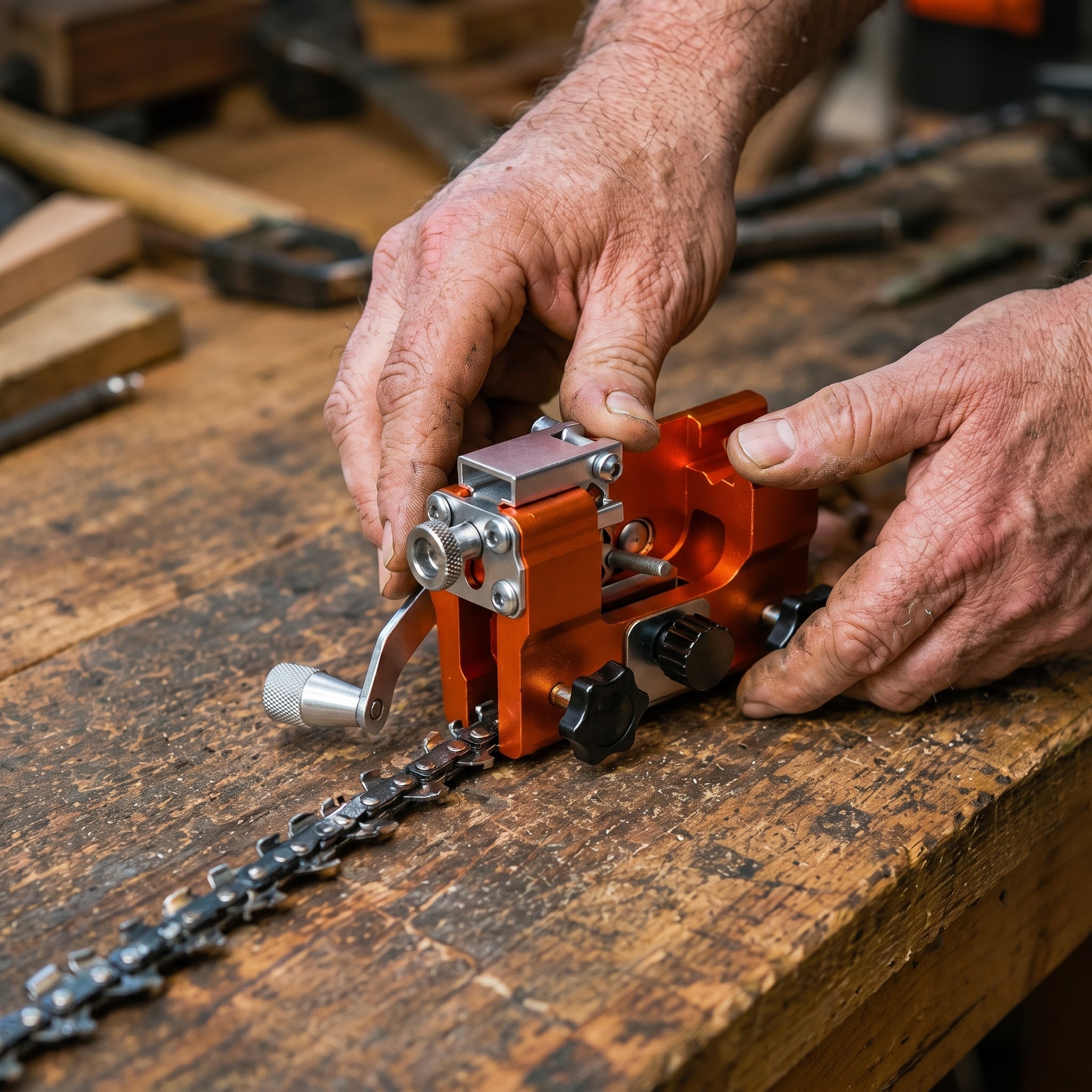 Clamp RazorWolf sharpener