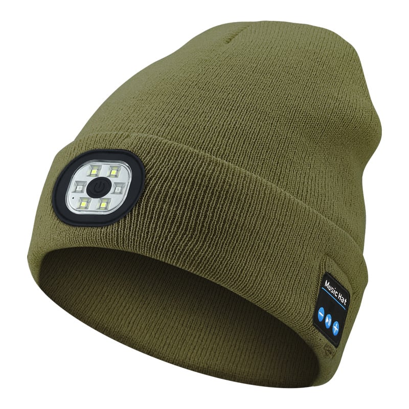 ❄️Winter Gift🎁Beanie with LED Headlight
