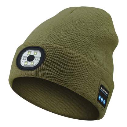 ❄️Winter Gift🎁Beanie with LED Headlight