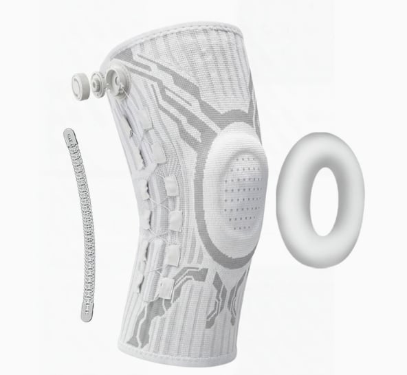 Knob-type knee brace