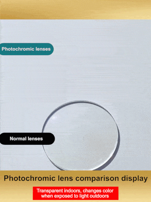 Color-changing Anti-blue Light Presbyopia Glasses