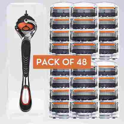 PrecisionRazor - 48 Blade Shaving Razor | No Cuts Guaranteed