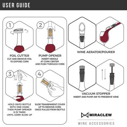 🍷Damp-Proof Air Pump Cork Remover for Effortless Family Entertaining🍾 💨