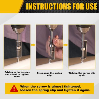 🔥Last Day 49% OFF - 🛠️Universal Spring Loaded Anti-Drop Screw Holder Bit