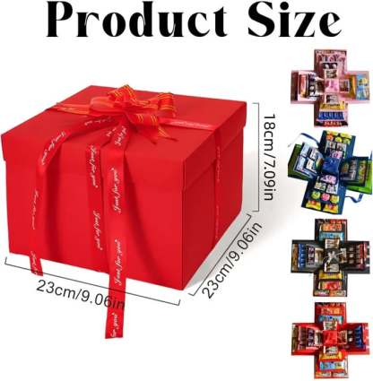 49% OFF!!🎄50K+ SOLD! 🎁✨Surprise Explosion Gift Box Kit(Does not contain sweets)