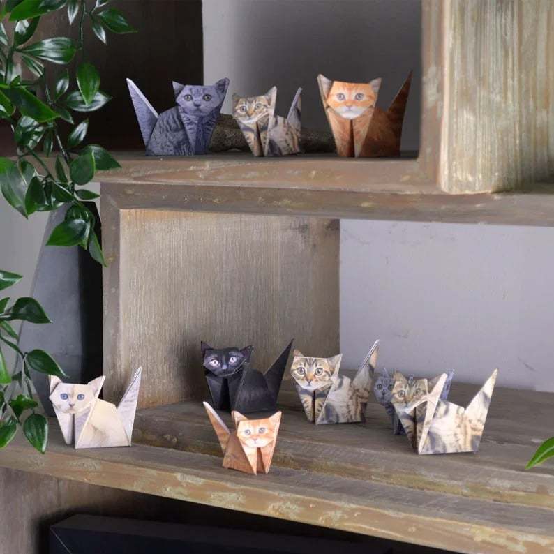 🎁LAST DAY 50% OFF🐱DIY Paper Cats and Dogs Easy to Make Relaxing Hobby Ideal for Gifting