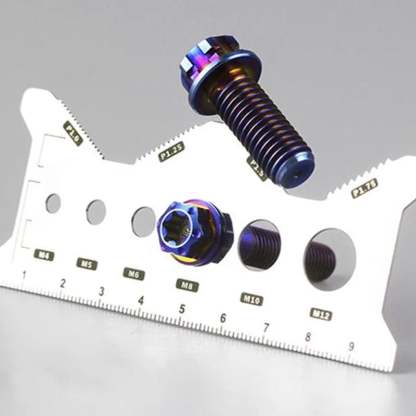 💥Stainless Steel Double-Sided Bolt Gauge Card