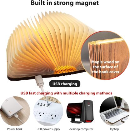 📖Foldable Book Lamp – A Glowing Story of Light & Design🥰