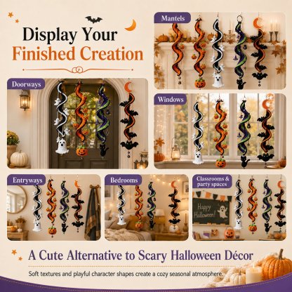 🔥Last Day 50% OFF - 🎃 Enchanted Halloween Crochet Spiral DIY Kit 