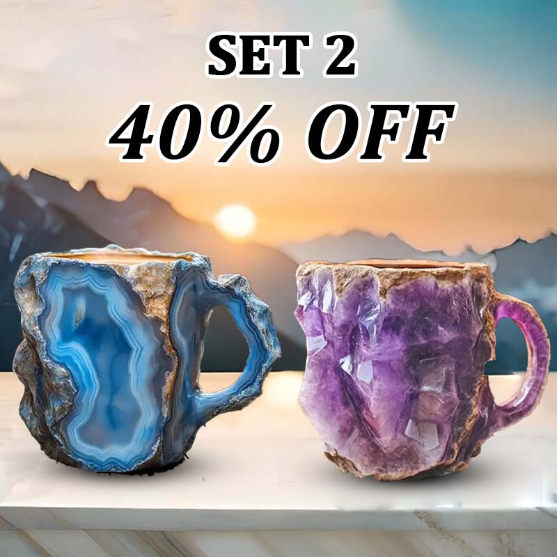 🔥2026 HOT SALE ✨️ New Mineral Crystal Coffee Mugs☕