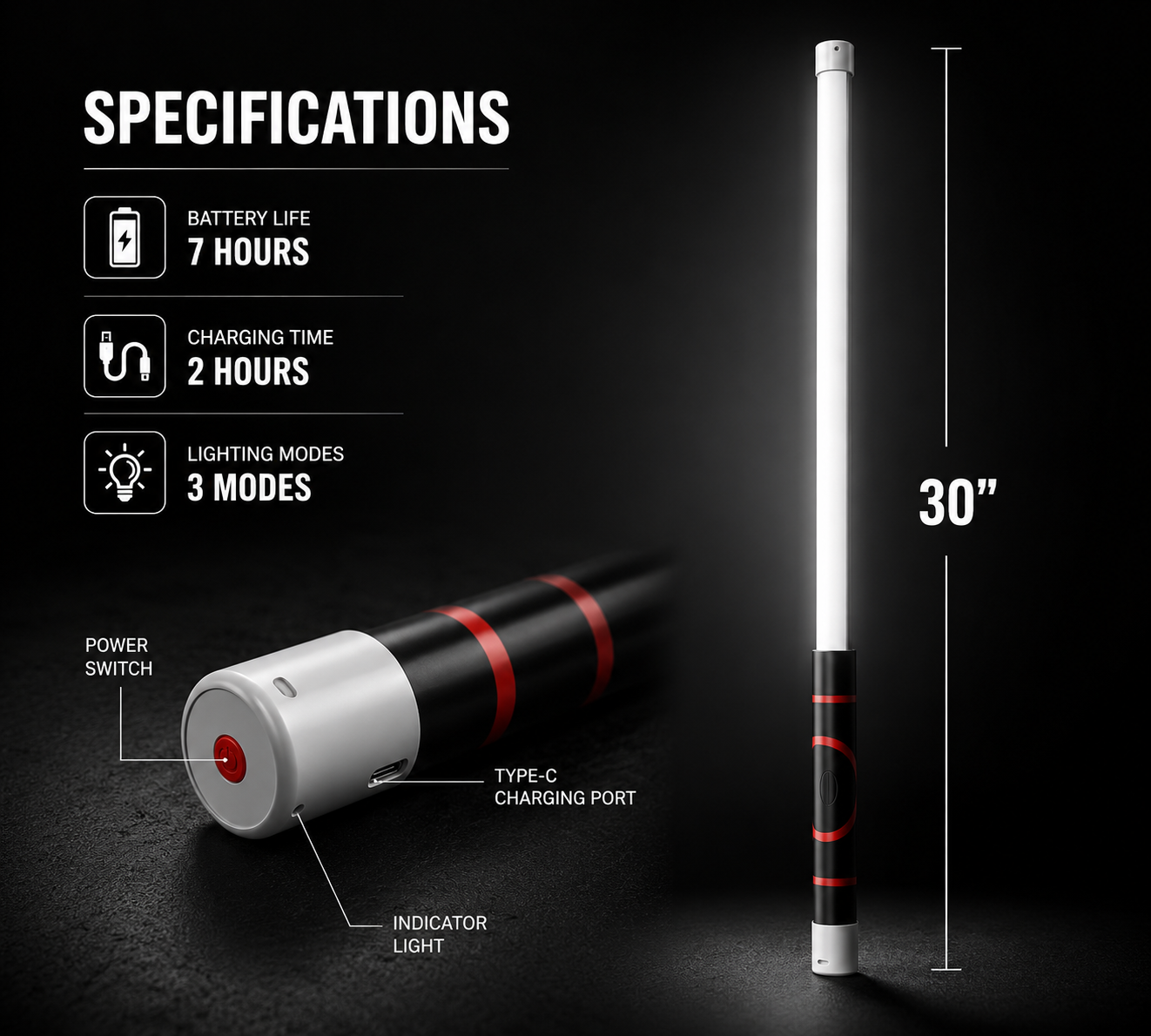 FlexBeam™ Rechargeable Magnetic LED Work Light – Hands-Free Garage Repair Lamp 🔧
