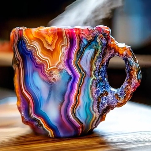 🔥2026 HOT SALE ✨️ New Mineral Crystal Coffee Mugs☕