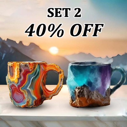 🔥2026 HOT SALE ✨️ New Mineral Crystal Coffee Mugs☕