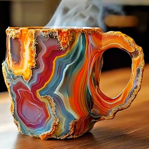 🔥2026 HOT SALE ✨️ New Mineral Crystal Coffee Mugs☕