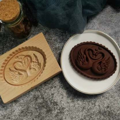 🔥Last Day 49% OFF🔥🍪Carved Wooden Pryanik Gingerbread Cookie Mold🍪