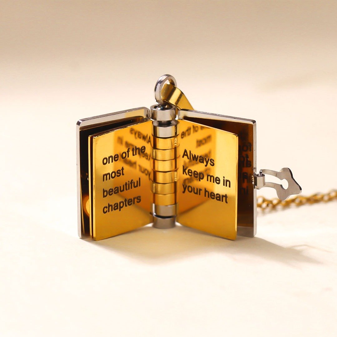 ✨Last Day 49%OFF💥 For Granddaughter - The Most Beautiful Chapter Book Necklace
