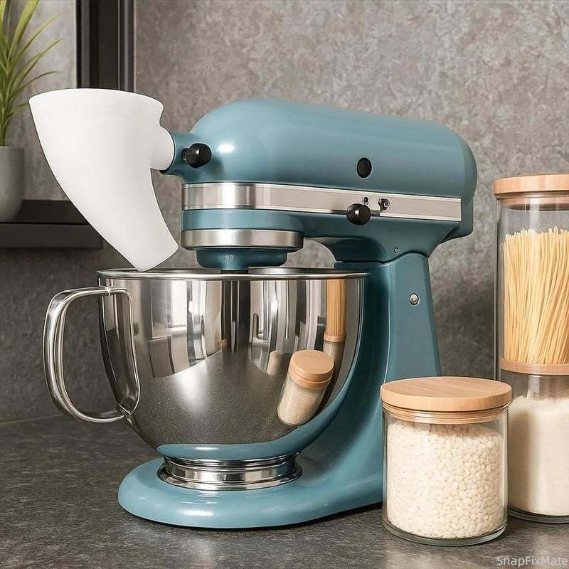 🔥LAST DAY 50% OFF✨🥰 Flour Funnel for Kitchen Aid Stand Mixer🥚🍰—The chef's right-hand assistant👨‍🍳💖
