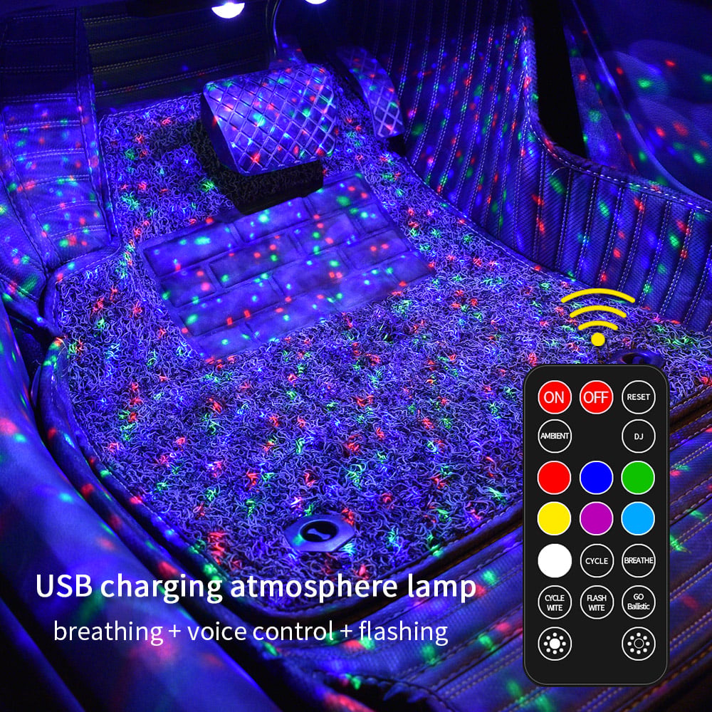 🔥 Car Interior Ambient Lights- (Contains 4 light bars) 🎁