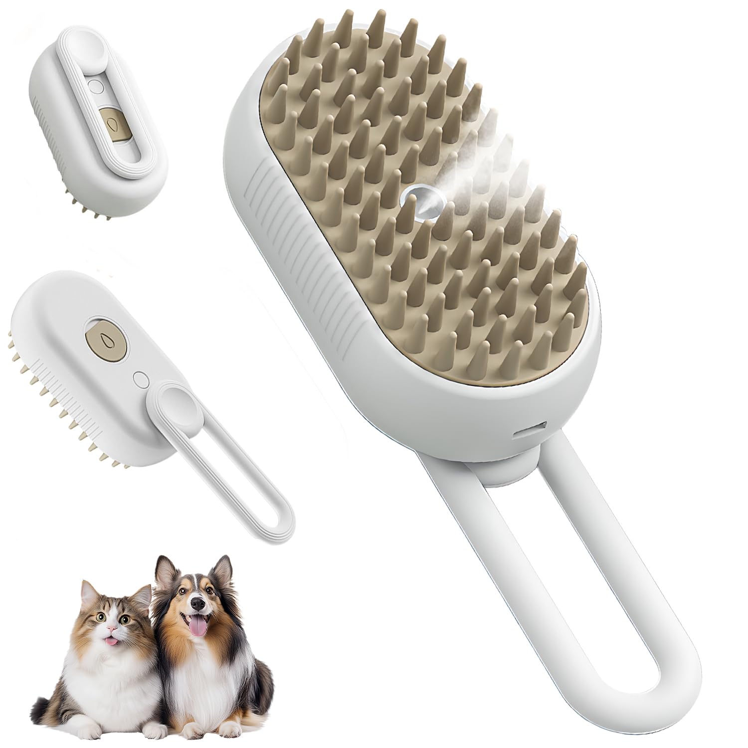 😻 Gentle Cat Grooming Comb | Remove Loose Fur & Massage Your Pet - 50% OFF 🐾