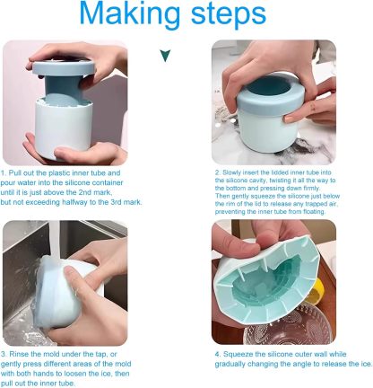 🔥Limited Time 49% Off✨Quick Freezing Silicone Ice Cube Mold ❄️