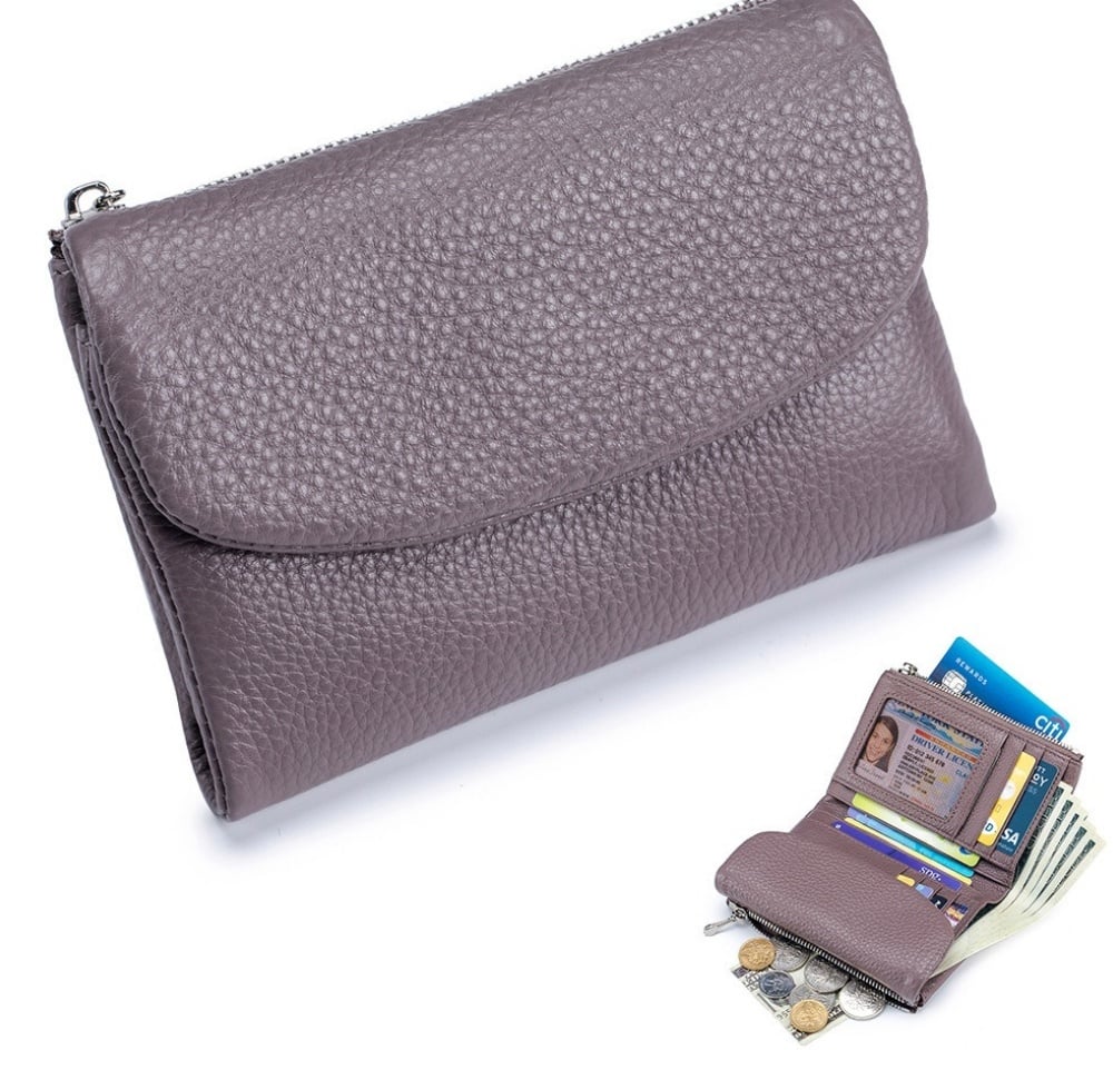 ⏰Last Day 49% OFF⏰Unisex Pebble Leather Wallet 🔥BUY 2 FREE SHIPPING